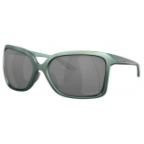 Oakley - Wildrye - Prizm Black Polarized - Matte Silver Blue - Sunglasses - Oakley Eyewear