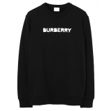 Burberry - Logo Cotton Sweatshirt - Black - Exclusive Burberry Collection