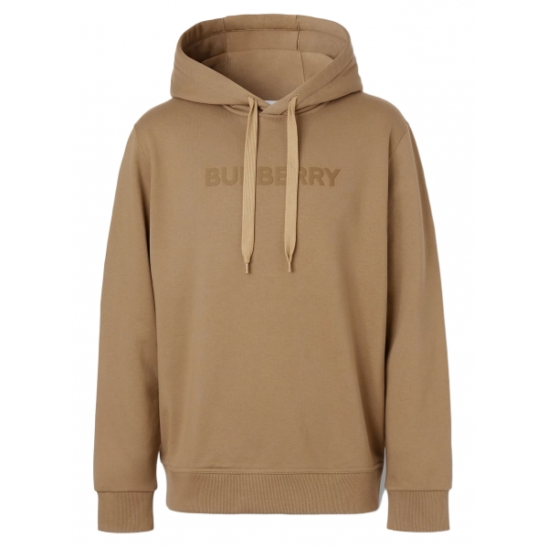 Burberry - Logo Cotton Hoodie - Camel - Exclusive Burberry Collection