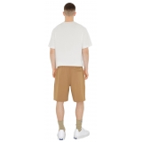 Burberry - Cotton Shorts - Camel - Exclusive Burberry Collection
