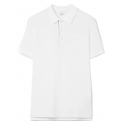 Burberry - Cotton Polo Shirt - White - Exclusive Burberry Collection