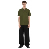 Burberry - Cotton Polo Shirt - Olive - Exclusive Burberry Collection