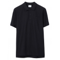 Burberry - Polo in Cotone - Blu Carbone - Burberry Exclusive Collection