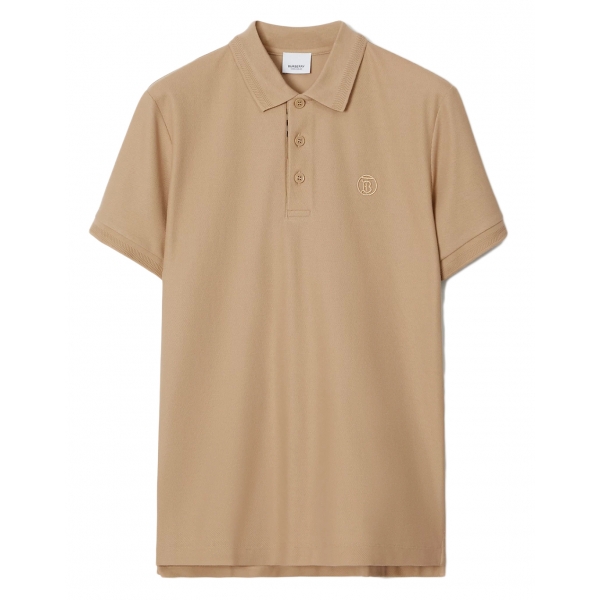 Burberry - Cotton Polo Shirt - Soft Fawn - Exclusive Burberry Collection