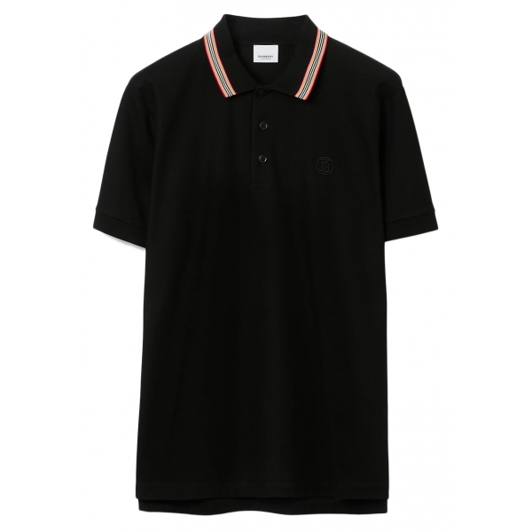 Burberry - Cotton Polo Shirt - Black - Exclusive Burberry Collection