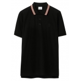 Burberry - Polo in Cotone - Nero - Burberry Exclusive Collection