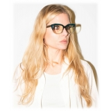 Portrait Eyewear - Sofia Verde Beige Sfumato - Occhiali da Vista - Realizzati a Mano in Italia - Exclusive Luxury Collection