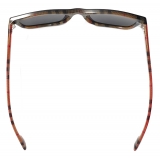 Burberry - Occhiali da Sole Check con Montatura Rettangolare - Nero Beige - Burberry Eyewear