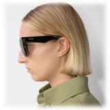 Burberry - Occhiali da Sole Tonda Check - Nero Check - Burberry Eyewear
