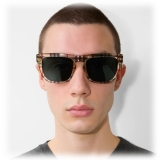 Burberry - Check Square Sunglasses - Vintage Check - Burberry Eyewear