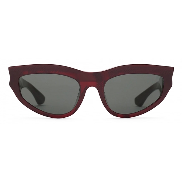 Burberry - Occhiali da Sole Ovali Classici - Check Rosso - Burberry Eyewear