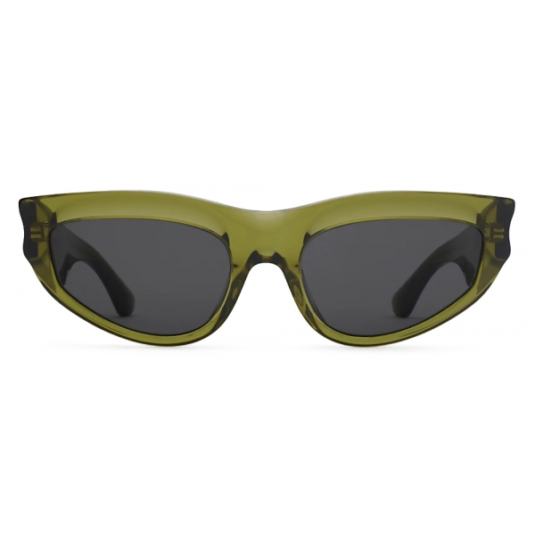 Burberry - Occhiali da Sole Ovali Classici - Verde Chiaro - Burberry Eyewear
