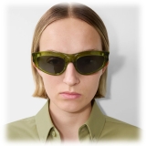 Burberry - Classic Oval Sunglasses - Light Blue - Burberry Eyewear