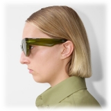 Burberry - Classic Oval Sunglasses - Light Blue - Burberry Eyewear