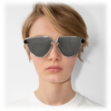 Burberry - Clip Sunglasses - Silver - Burberry Eyewear