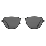 Burberry - Icon Geometric Sunglasses - Matte Black - Burberry Eyewear