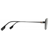 Burberry - Occhiali da Sole Geometrici Icon - Nero Opaco - Burberry Eyewear