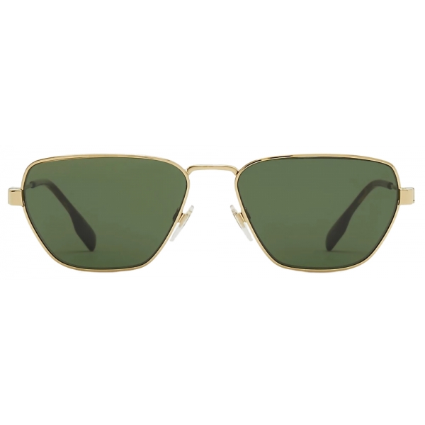Burberry - Occhiali da Sole Geometrici Icon - Oro Chiaro - Burberry Eyewear