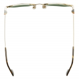 Burberry - Icon Geometric Sunglasses - Light Gold - Burberry Eyewear