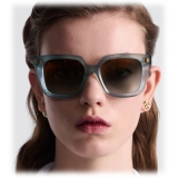 Dior - Occhiali da Sole - DiorMidnight S1I - Grigio Blu Trasparente - Dior Eyewear