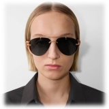 Burberry - Occhiali da Sole a Goccia in Metallo - Oro - Burberry Eyewear
