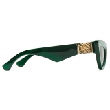 Burberry - Rose Sunglasses - Forest Green - Burberry Eyewear