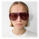 Burberry - Occhiali da Sole Shield a Maschera - Bordeaux - Burberry Eyewear