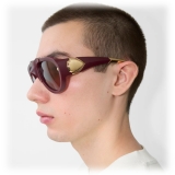 Burberry - Shield Mask Sunglasses - Bordeaux - Burberry Eyewear