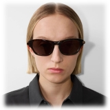 Burberry - Occhiali da Sole Ovali con Aste Tubolari - Avana Scuro - Burberry Eyewear