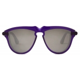Burberry - Occhiali da Sole Tubolari - Viola Intenso - Burberry Eyewear