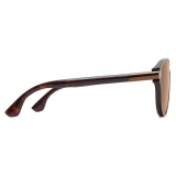 Burberry - Tubular Sunglasses - Dark Tan - Burberry Eyewear