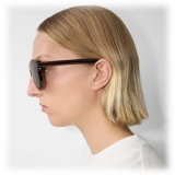 Burberry - Occhiali da Sole Tubolari - Marroncino Scuro - Burberry Eyewear