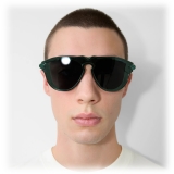 Burberry - Tubular Sunglasses - Dark Green - Burberry Eyewear