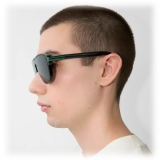 Burberry - Occhiali da Sole Tubolari - Verde Scuro - Burberry Eyewear