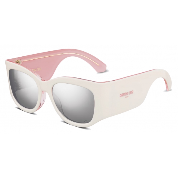Dior - Occhiali da Sole - DiorNuit S1I - Bianco Rosa Trasparente - Dior Eyewear
