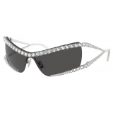 Swarovski - Occhiali da Sole a Maschera - Argento Grigio - Occhiali da Sole - Swarovski Eyewear