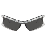 Swarovski - Occhiali da Sole a Maschera - Argento Grigio - Occhiali da Sole - Swarovski Eyewear