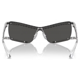 Swarovski - Occhiali da Sole a Maschera - Argento Grigio - Occhiali da Sole - Swarovski Eyewear