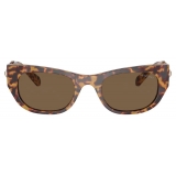 Swarovski - Oval Sunglasses - Brown - Sunglasses - Swarovski Eyewear
