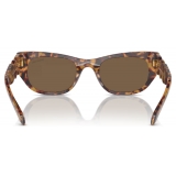 Swarovski - Oval Sunglasses - Brown - Sunglasses - Swarovski Eyewear