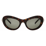 Givenchy - 4G Pearl Sunglasses in Acetate with Crystals - Dark Havana - Sunglasses - Givenchy Eyewear