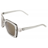 Givenchy - 4G Pearl Sunglasses in Acetate with Crystals - Light Grey - Sunglasses - Givenchy Eyewear