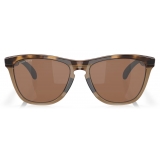 Oakley - Frogskins™ Range - Prizm Tungsten Polarized - Brown Tortoise / Brown Smoke - Sunglasses - Oakley