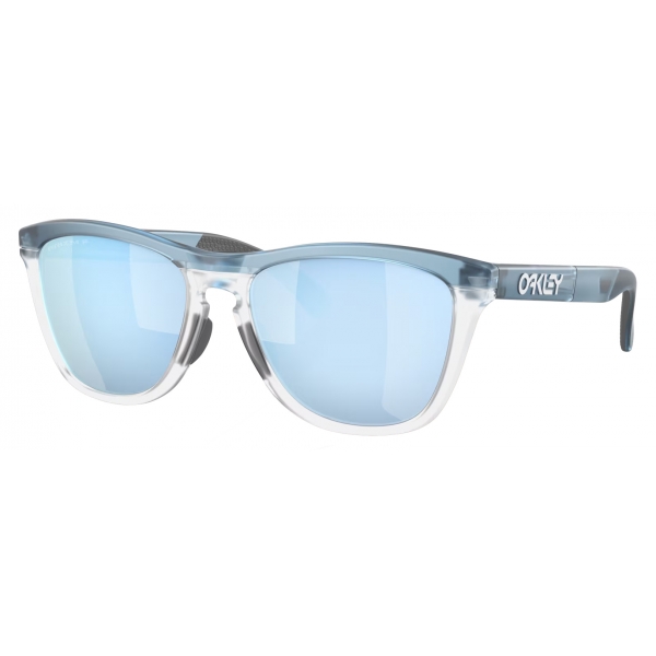 Oakley - Frogskins™ Range - Prizm Deep Water Polarized - Transparent Stonewash - Sunglasses - Oakley