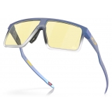 Oakley - Oakley X Fortnite Helux - Prizm Gaming™ 2.0 - Matte Cyan & Blue & Clear Shift - Sunglasses - Oakley