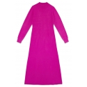 Ottod'Ame - Long Dress in Stretch Jersey - Fuxia - Dresses - Luxury Exclusive Collection