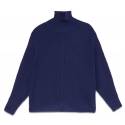 Ottod'Ame - Yarn Stripe Detail Sweater - Blue - Sweater - Luxury Exclusive Collection
