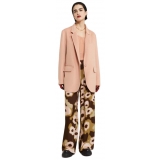Ottod'Ame - Unlined Caban Pattern Coat - Nude Pink - Jacket - Luxury Exclusive Collection