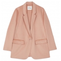 Ottod'Ame - Unlined Caban Pattern Coat - Nude Pink - Jacket - Luxury Exclusive Collection