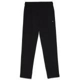 Ottod'Ame - Pantalone Gamba Affusolata con Elastico in Vita - Nero - Pantalone - Luxury Exclusive Collection